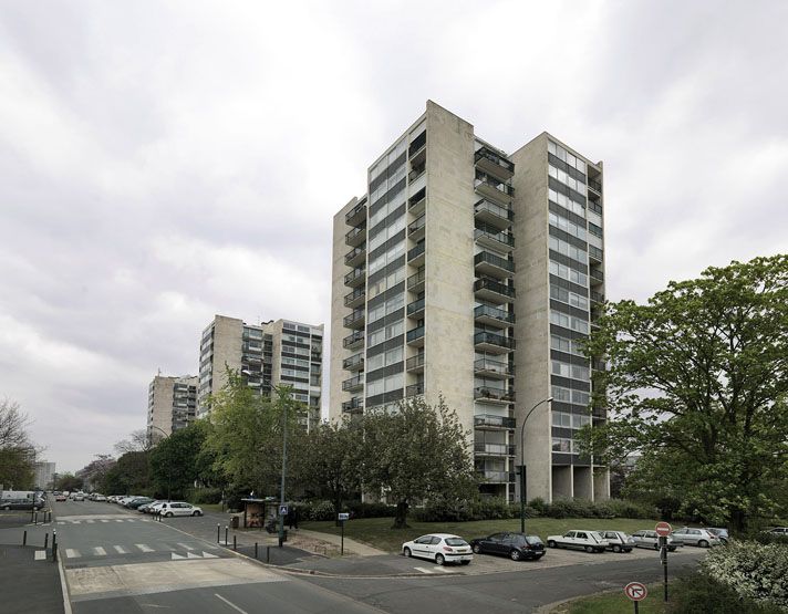 Les tours A, B et C.