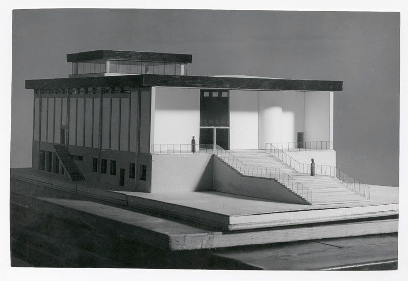 Maquette du projet réalisé. Photographie. (AM Le Havre, fonds Le Donné, 337W 20)