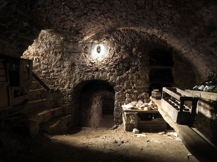 La première partie de la cave.