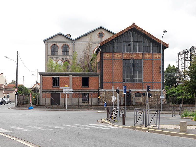 Villeneuve-le-Roi, transformateur, sous-station électrique dite de la Plaine,1 rue du Colonel-Pierre-Brossolette. Elévation nord.