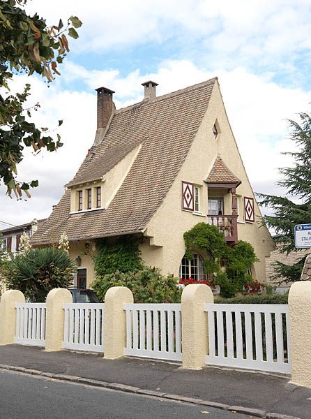 Villeneuve-le-Roi, maison, 12 avenue Pasteur, rue de Stalingrad. Elévation antérieure.