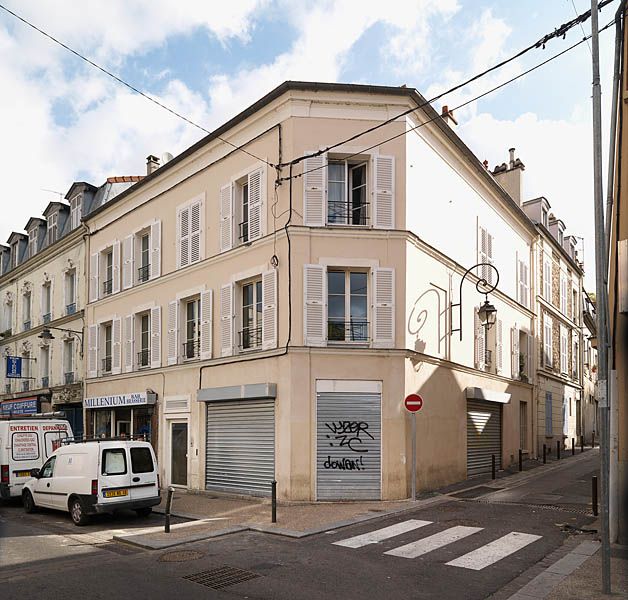 Villeneuve-Saint-Georges, immeuble, 2 rue Victor Duruy, 68 rue de Paris. Façade.