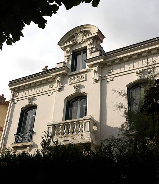 Choisy-le-Roi, maison, 12 avenue Marcel David. Vue de l'élévation antérieure, détail.