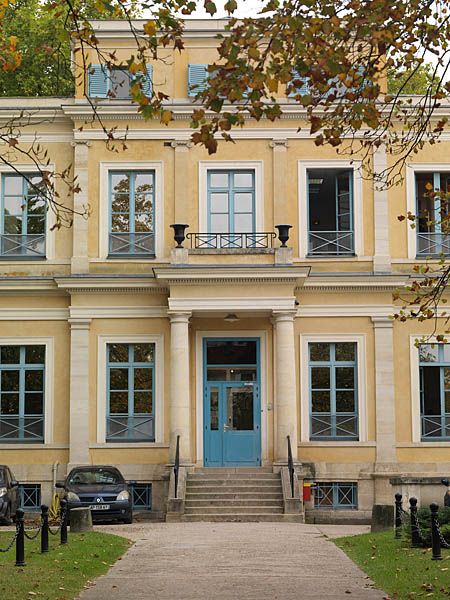 Choisy-le-Roi, maison de maître, 23 boulevard des Alliés. Vue de l'élévation antérieure, détail.