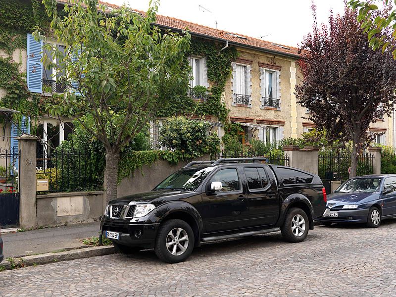 Choisy-le-Roi, lotissement concerté,16, 18, 20, 22 rue Mirabeau. Vue de la maison n°22, rue Mirabeau.