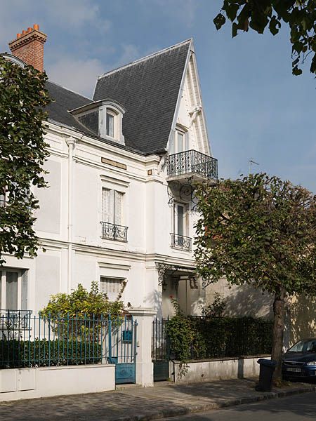 Thiais, maison jumelée, 14, 16 avenue Hoche. Elévation antérieure.