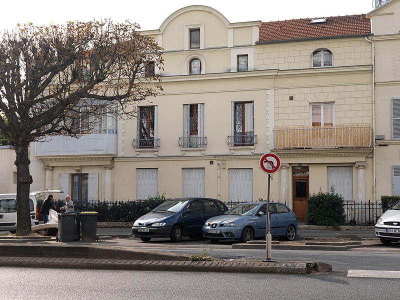 Thiais, maison de maître, 45 bd de Stalingrad, rue Georgeon. Elévation antérieure.