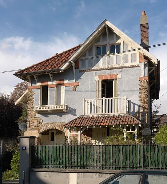 Vitry-sur-Seine, maison, rue de Joigny. Elévation antérieure.