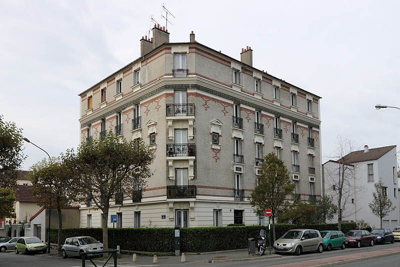 Alfortville, immeuble, 14 avenue du Général Malleret Joinville. Vue générale.