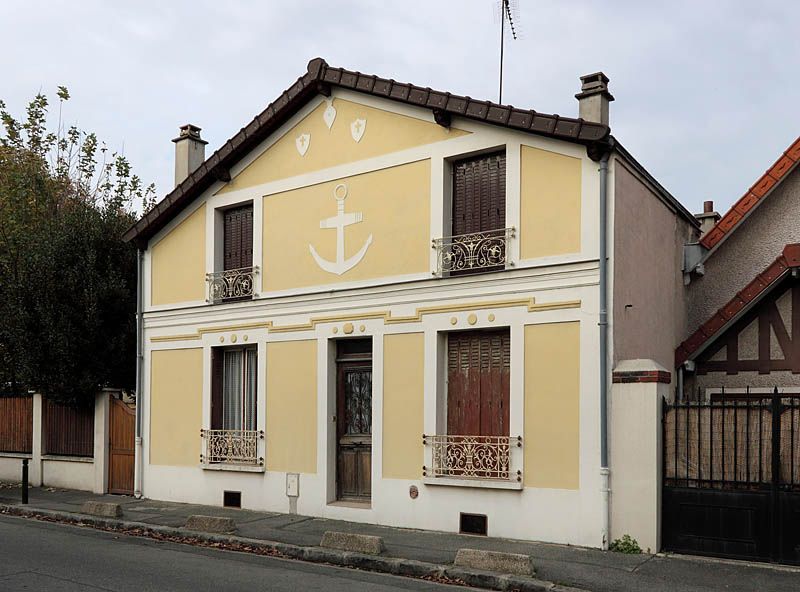 Alfortville, maison de marinier, 1 bis rue des Lilas. Vue générale.