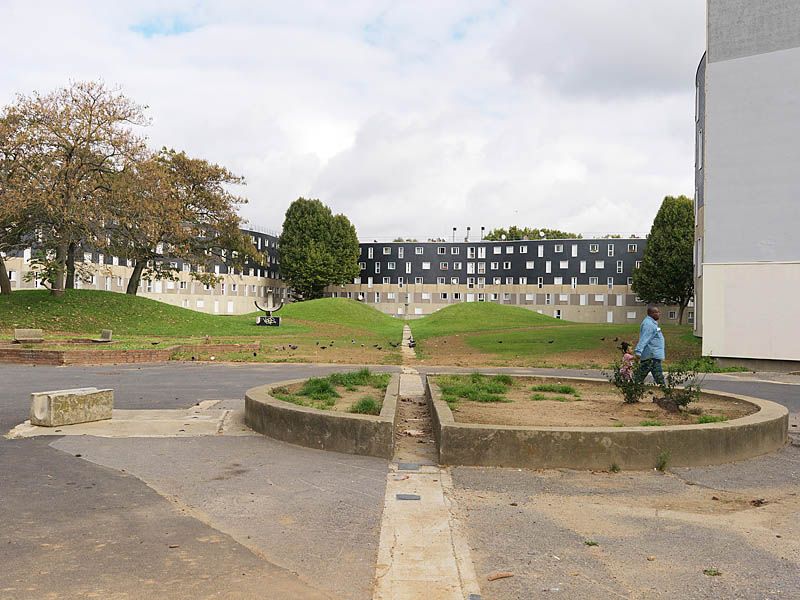 Vue générale du quartier du Méridien.