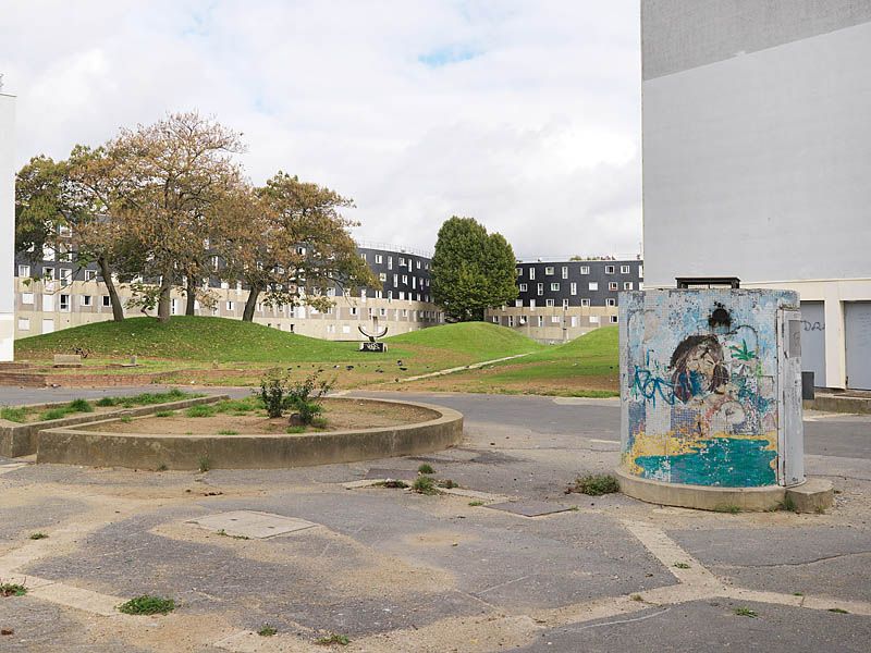 Vue générale du quartier du Méridien.