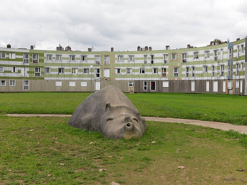 Vue intérieur du quartier du Marigot.