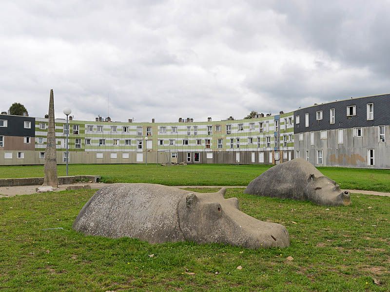Vue intérieur du quartier du Marigot.