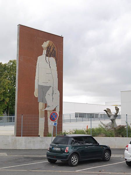 Mosaïque rue du Minotaure (l'Ecolière de Fabio Rieti).