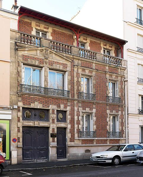 Ivry-sur-Seine, maison d'architecte, 19 rue Gabriel Péri. Vue d'ensemble.