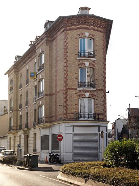 Ivry-sur-Seine, immeuble, 2 rue Pierre Galais, rue Edmée Guillou. Vue d'ensemble.