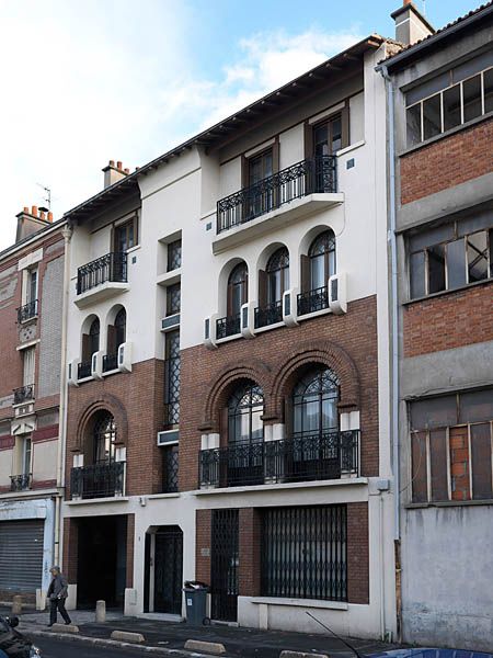 Ivry-sur-Seine, maison, 1 rue Pierre Rigaud . Vue d'ensemble.