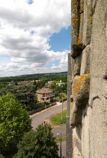 Vue depuis le sommet de l'église.