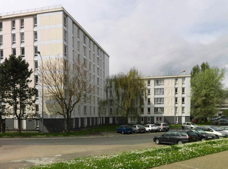 Vue générale des immeubles du secteur dit "ouest" du Pont-du-Routoir. 