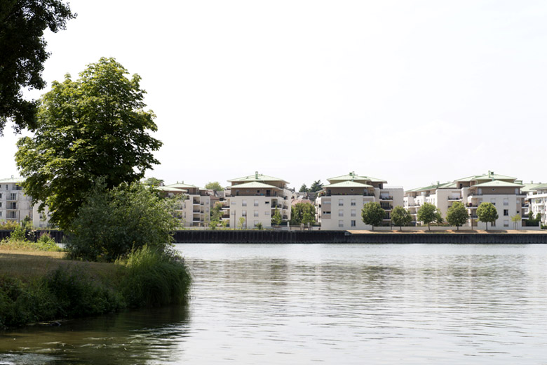 Les nouvelles résidences des bords de Seine.