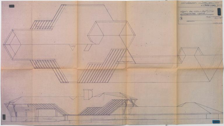 PLan de couverture de la maison Joyeux. 