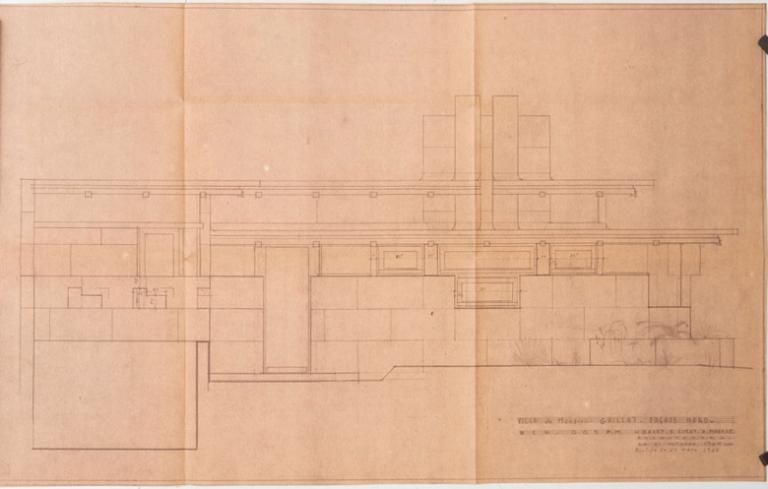 Façade Nord (extrait du permis de construire). 