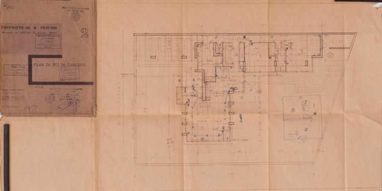 Plan du rez-de-chaussée.
