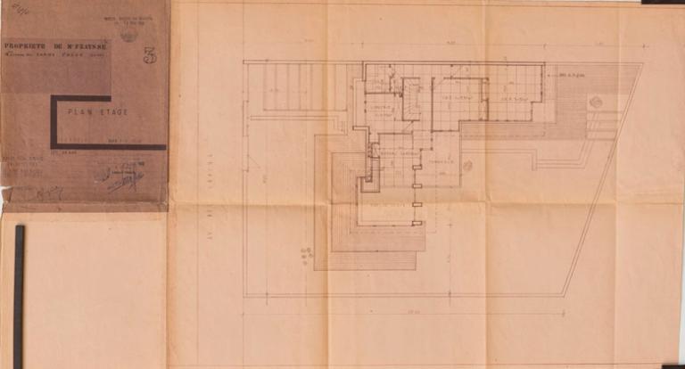 Plan du premier étage.