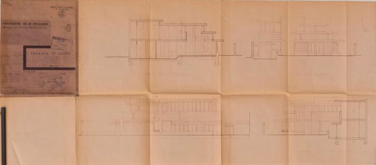 Plan des façades.