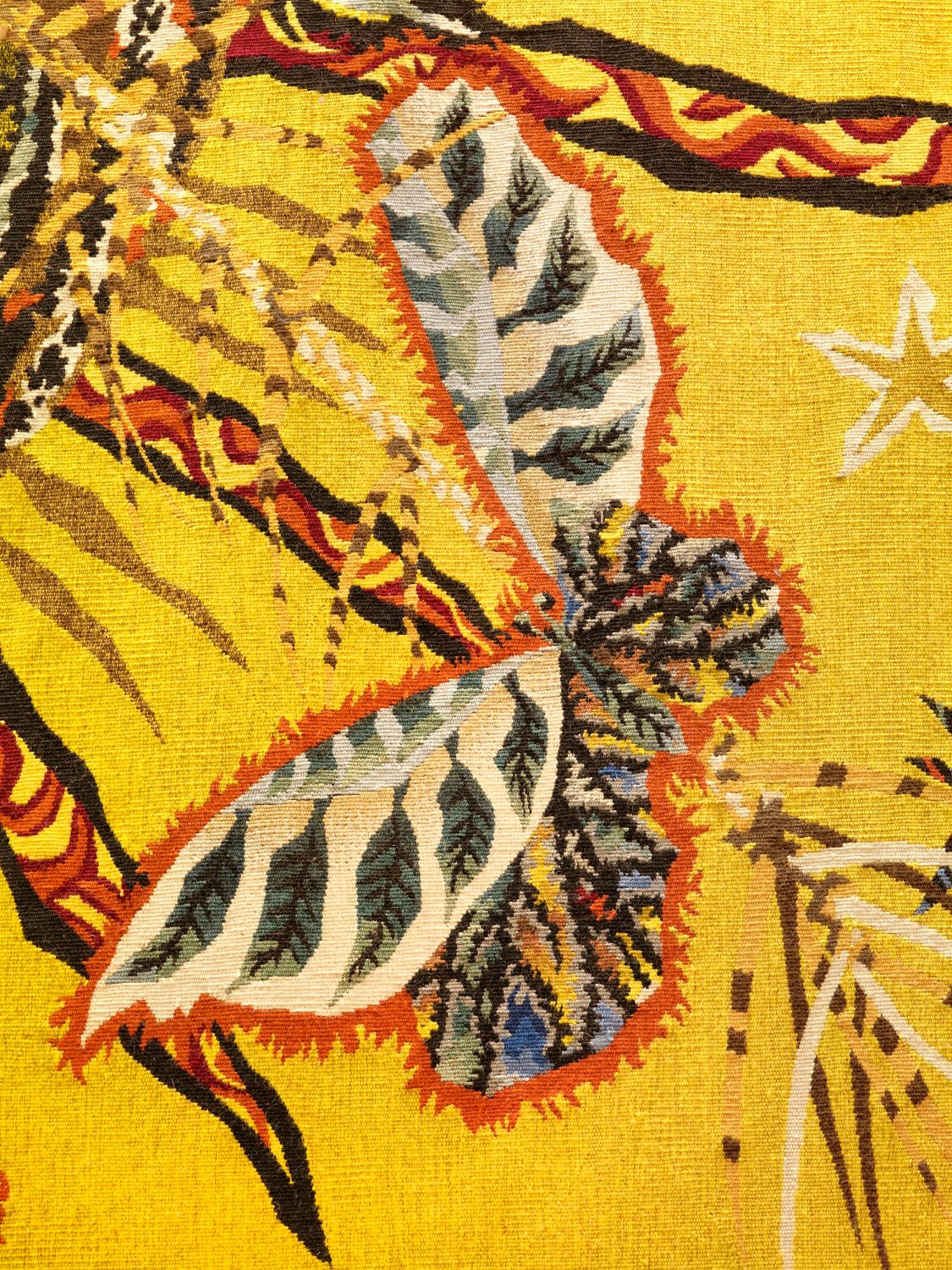 2014, détail de la tapisserie les Trois Soleils.