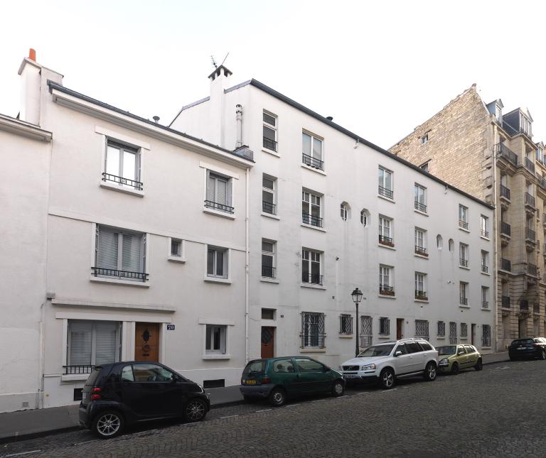Vue générale de la façade arrière, 16 rue Simon Dereure
