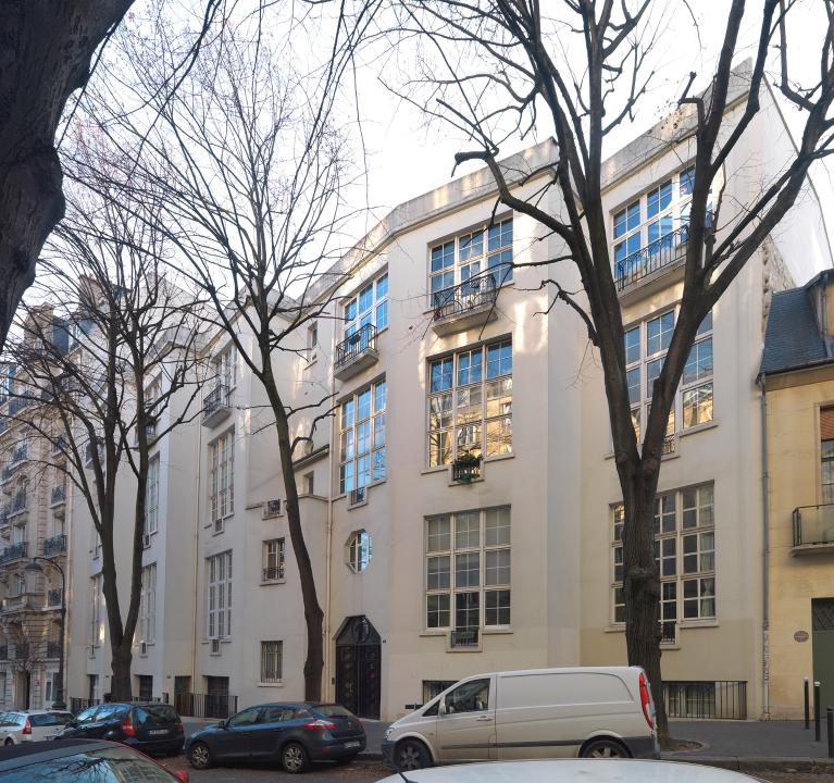Vue générale de la façade principale, 36 avenue Junot