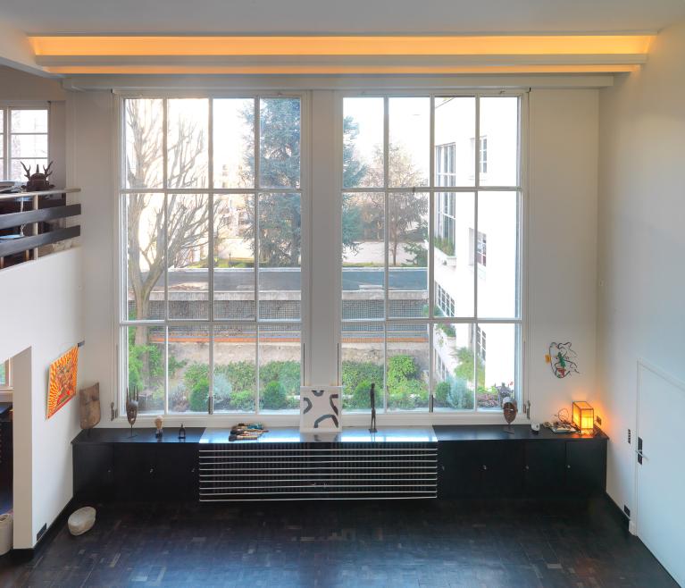 Vue générale de l'atelier occupé par Mallet-Stevens, prise depuis la mezzanine