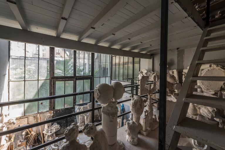 Vue générale de l'atelier de Gérard Lanvin (4)