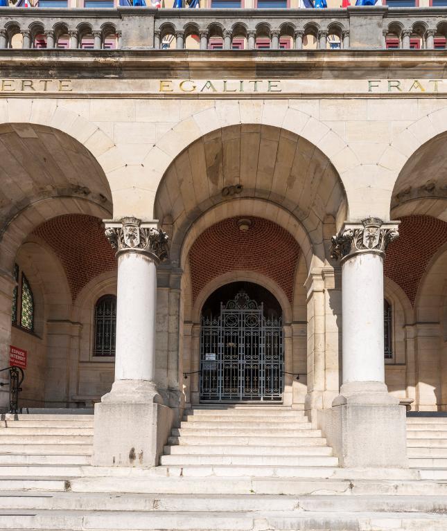 Le porche d'entrée.