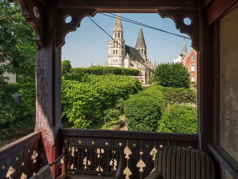 Vue prise depuis le balcon de l'atelier d'été