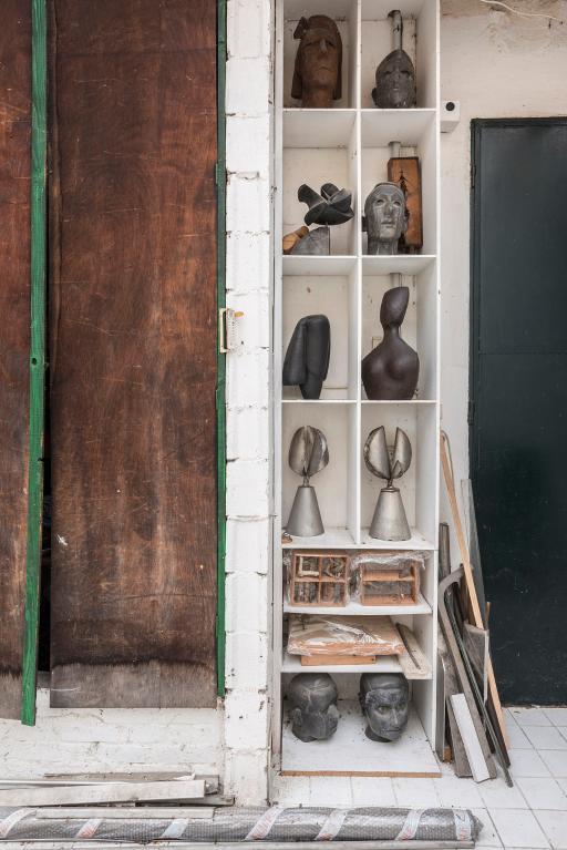 Sculptues présentes dans l'annexe de l'atelier