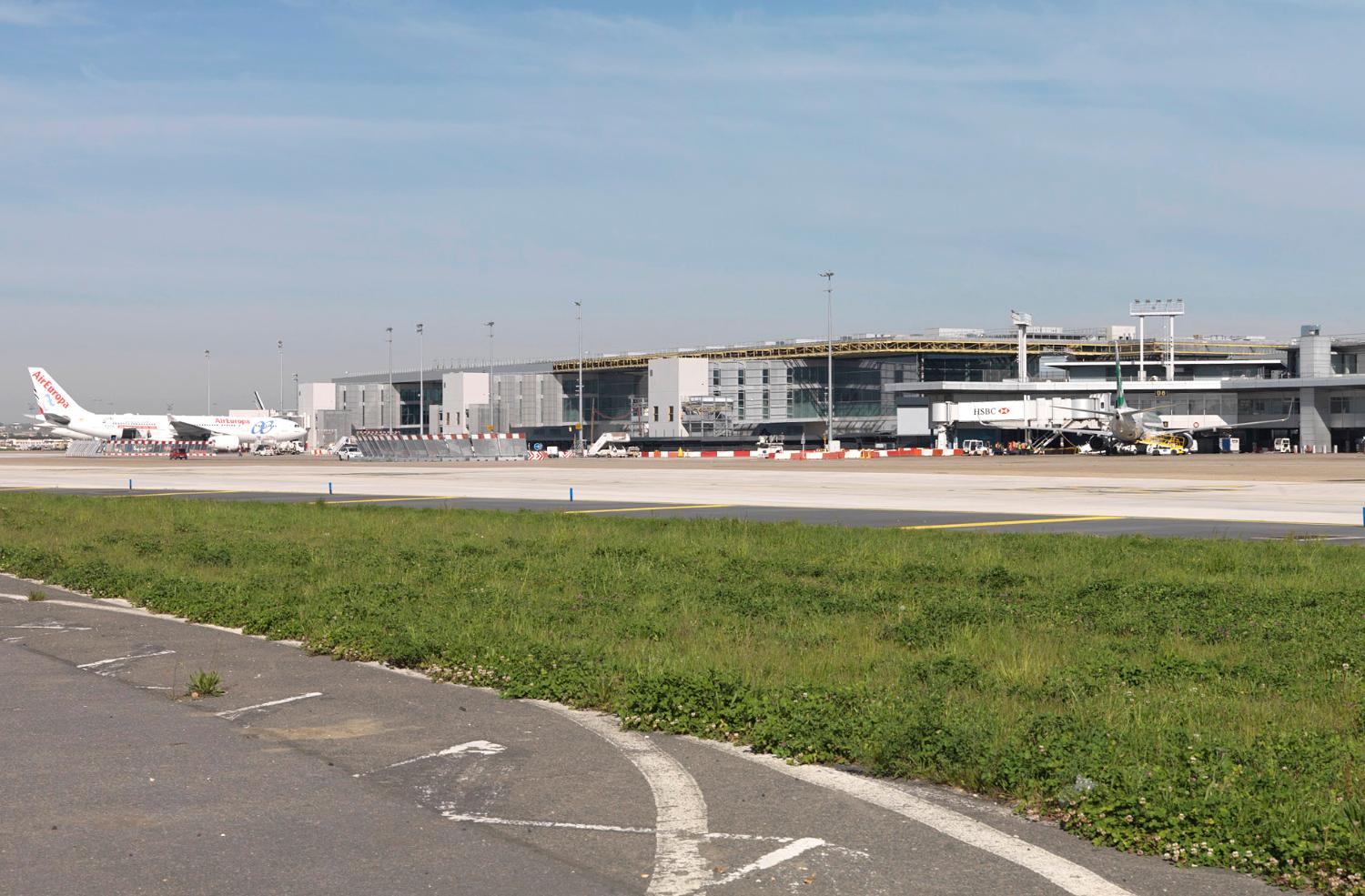 2018, le chantier d'Orly 3 vu depuis le sud est.