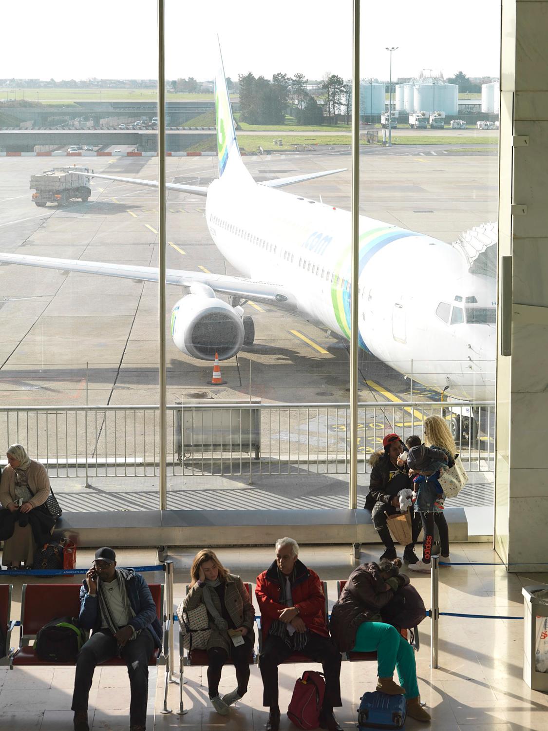 2018, passagers dans la Galerie marchande, 1er étage.