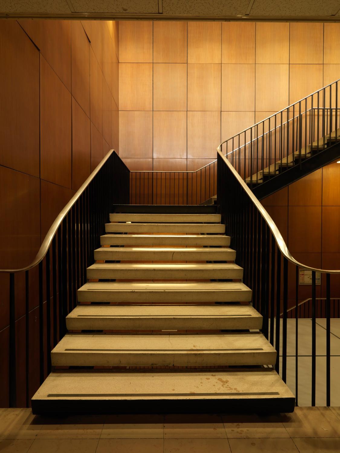 2018, circulation verticale: escalier ouest.