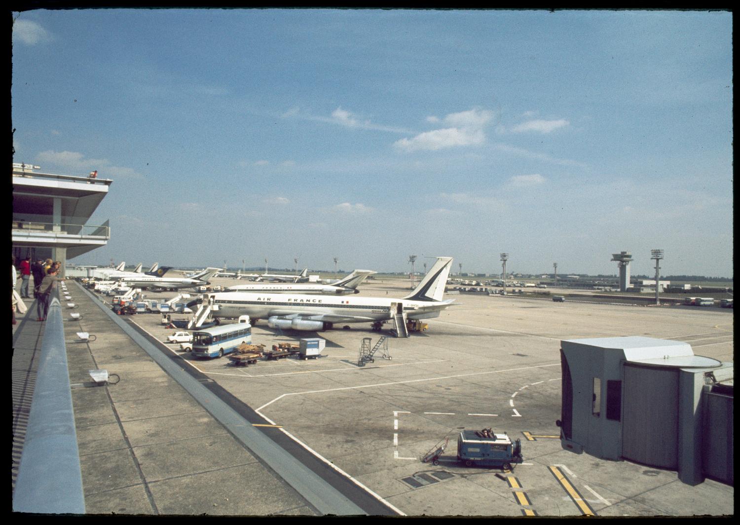 1971, les terrasses, 4ème étage.