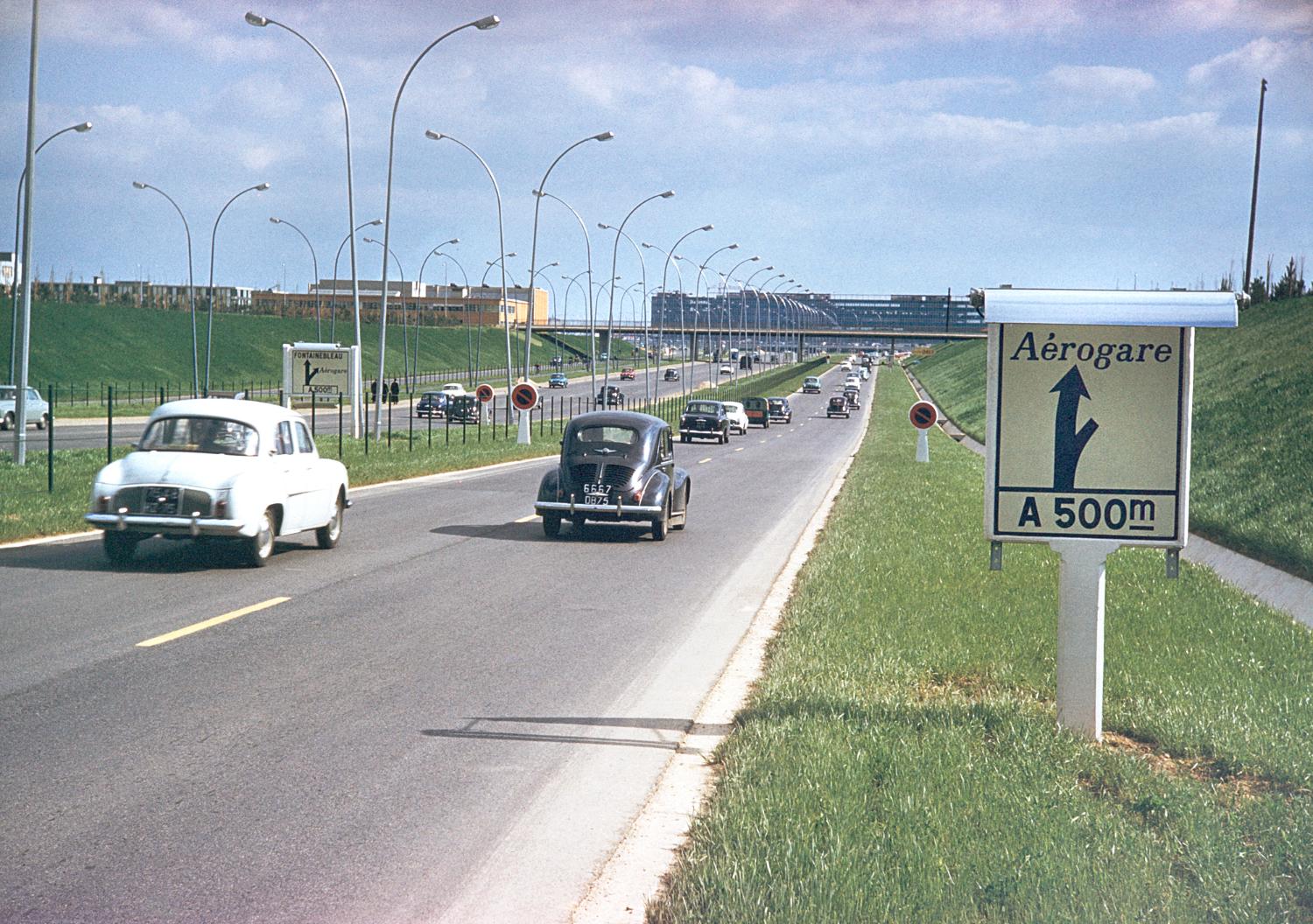 1962, les Installations terminales vues depuis le nord.