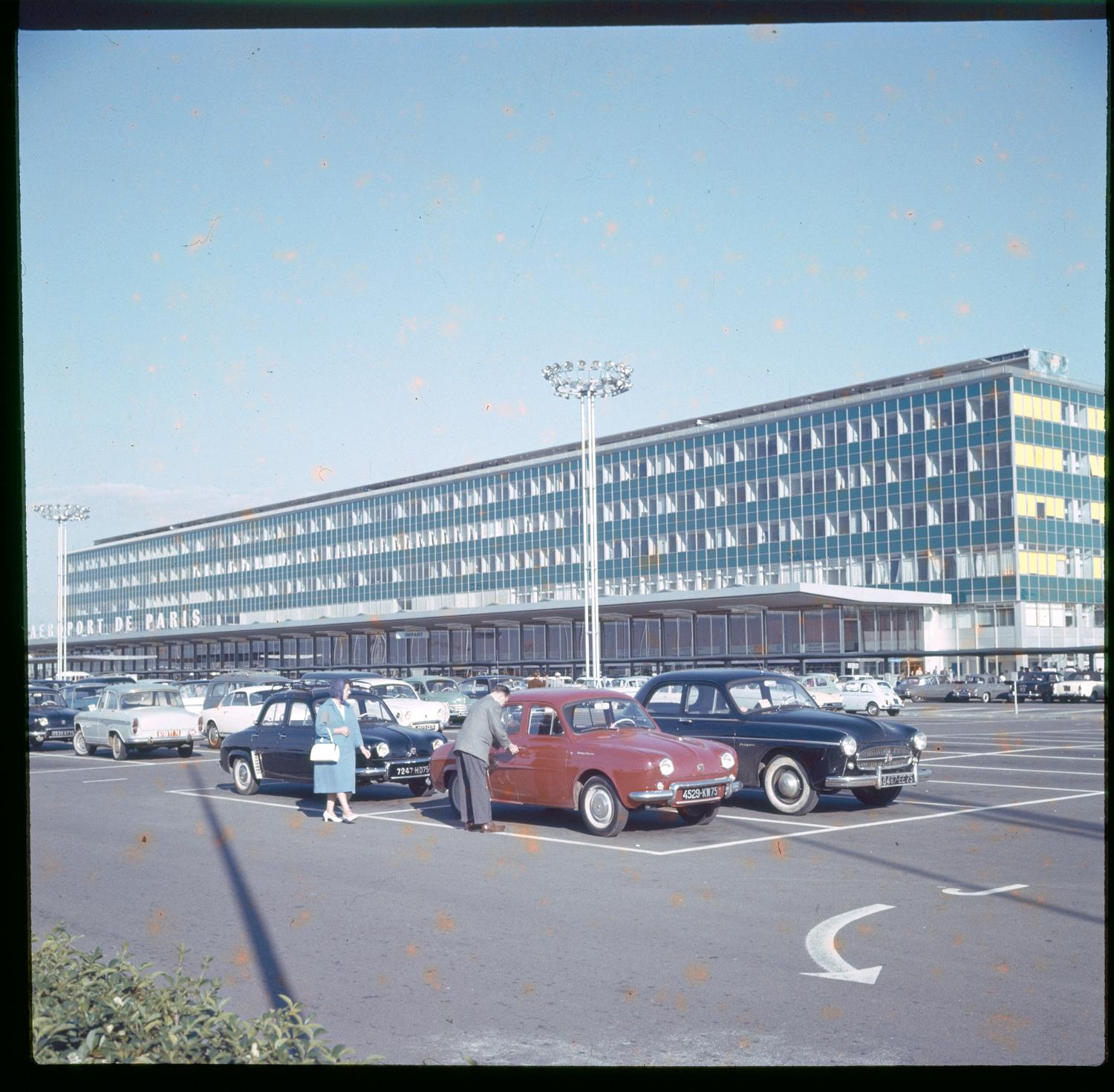 1961, les Installations terminales vues depuis le nord ouest.