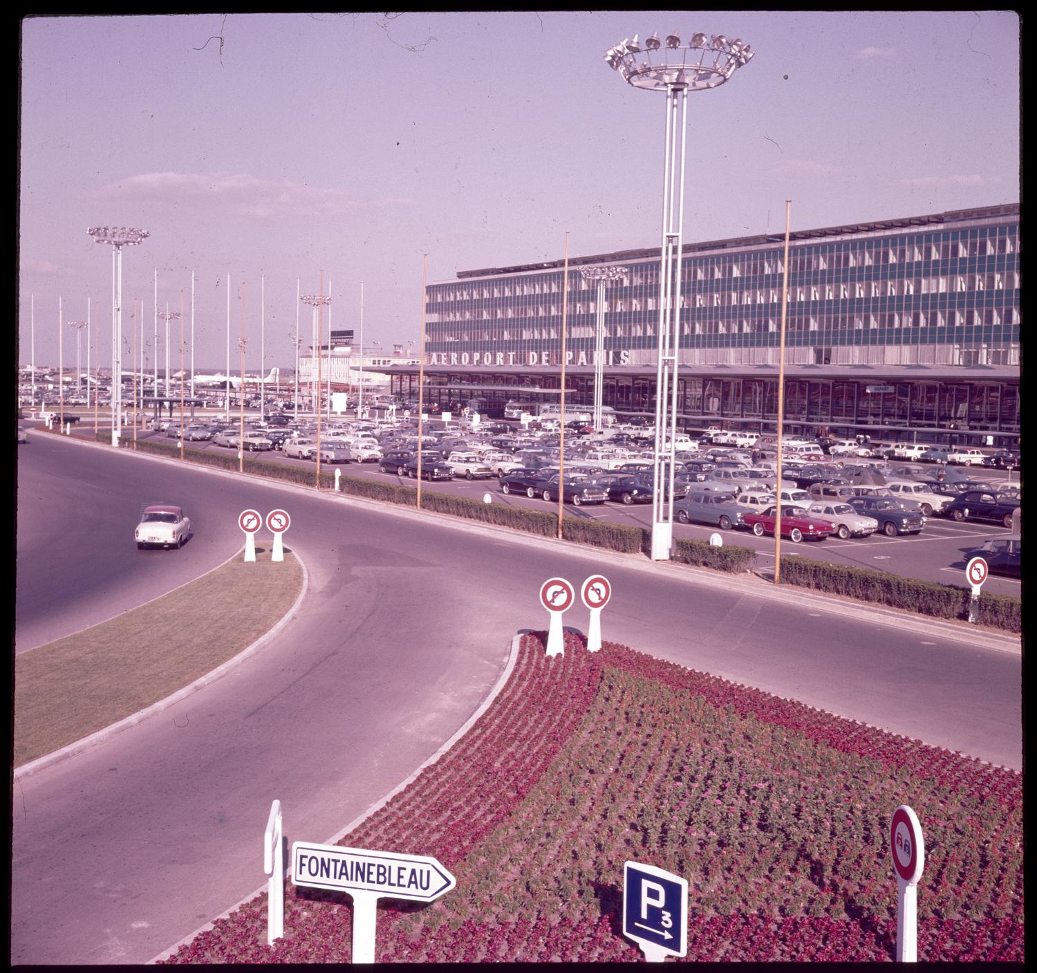 1961 1966, les Installations Terminales vues depuis le nord ouest.