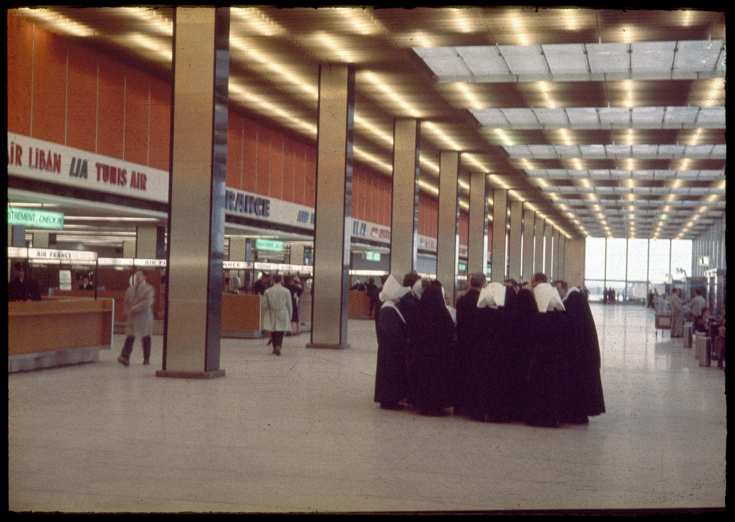 1963, le Grand Hall, rez-de-chaussée.