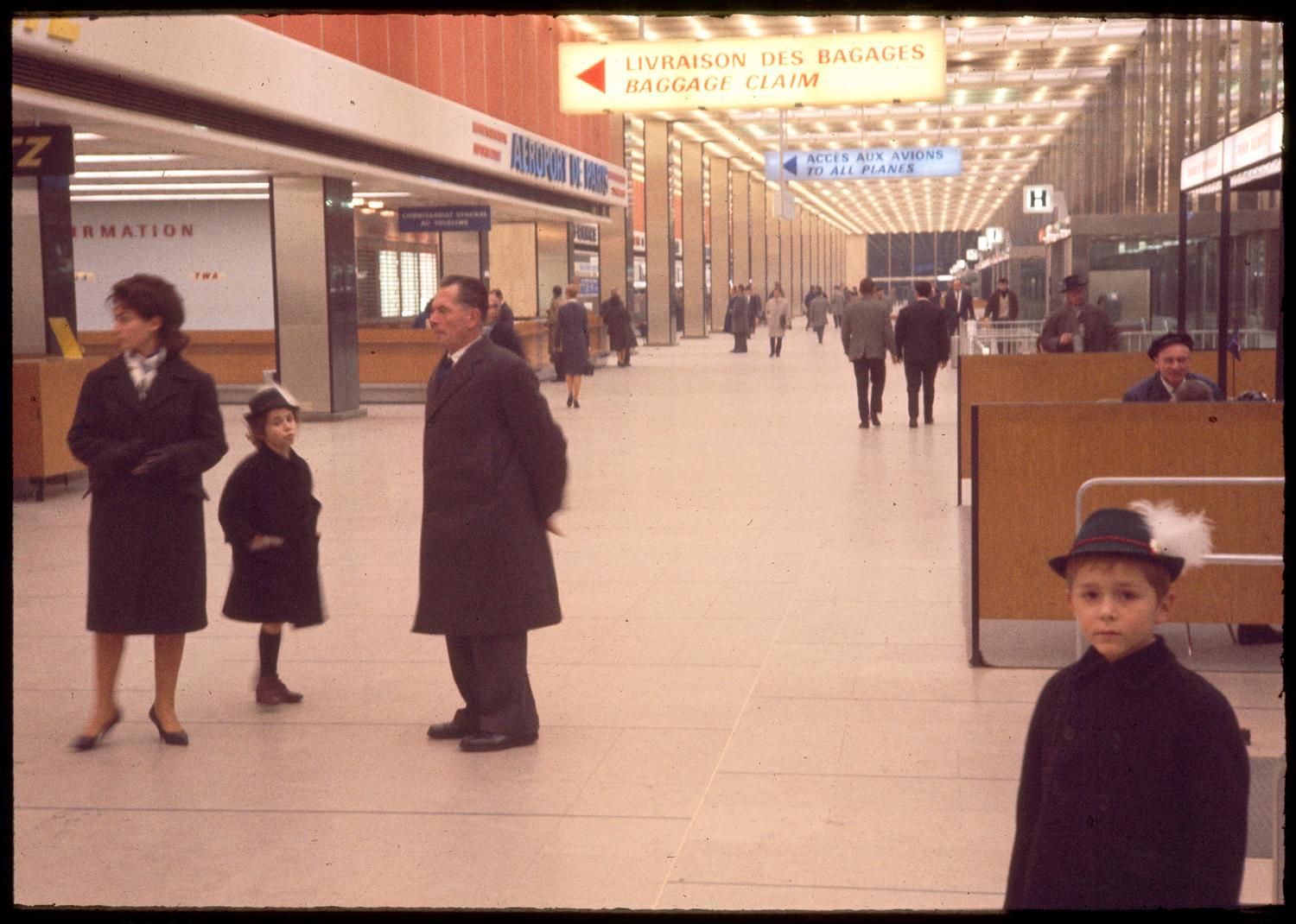 1961, le Grand Hall, rez-de-chaussée.