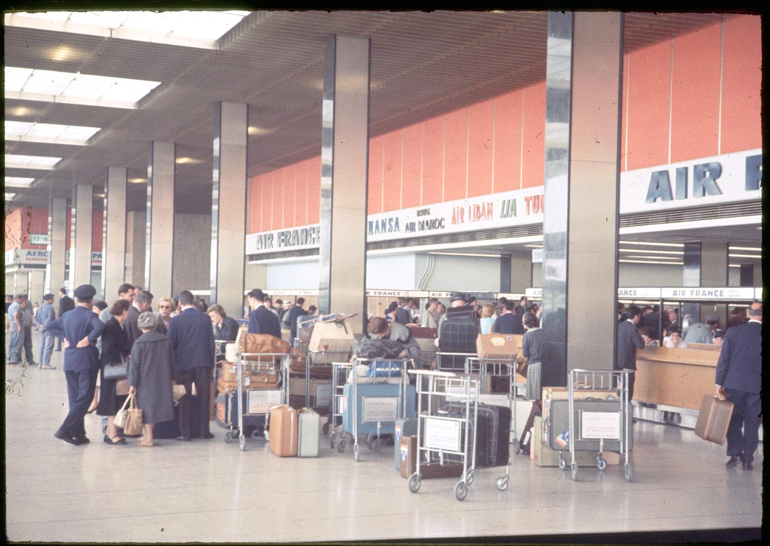 1961, le Grand Hall, rez-de-chaussée.