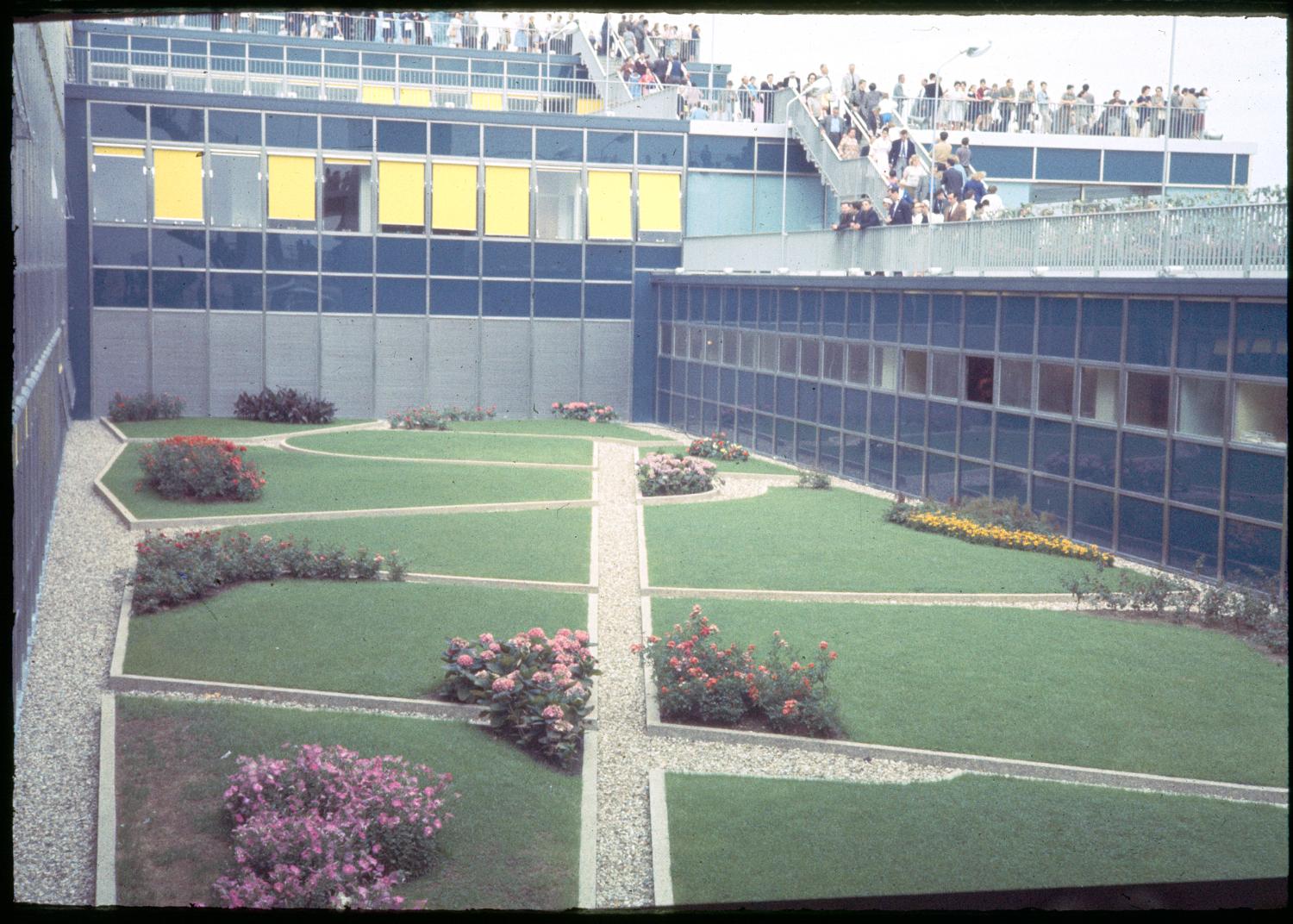 1961, jardin du 3ème étage.
