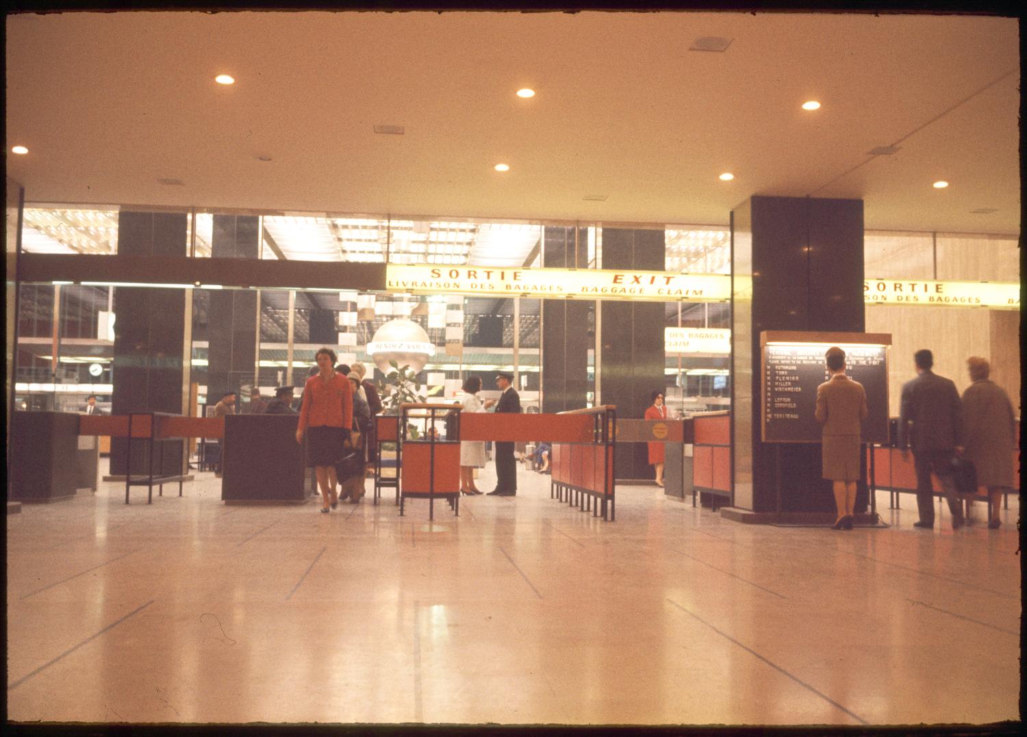 1962, le point de rencontre, rez-de-chaussée.